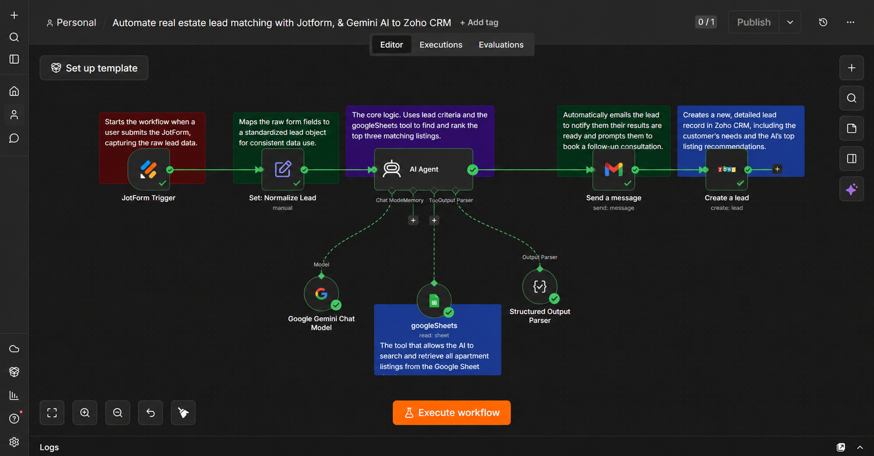 AI-Powered Real Estate Lead Matching & CRM Automation